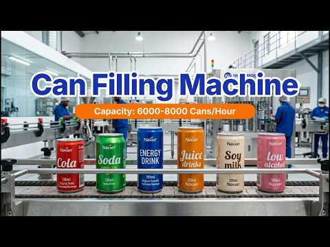 navan machine Can Beverage Production Line video