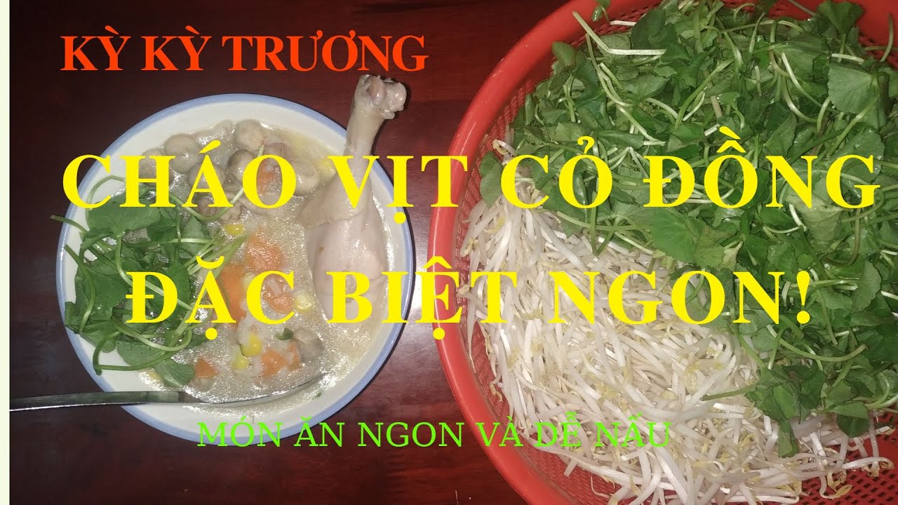 Cháo Vịt Cho Bé