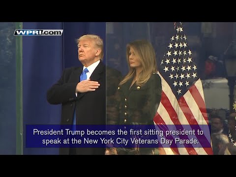 VIDEO NOW: President Trump speaks at NYC Veterans Day Parade