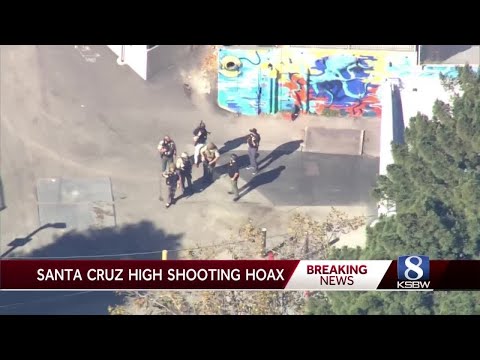 Santa Cruz High School says active shooting report was a hoax, police clearing school