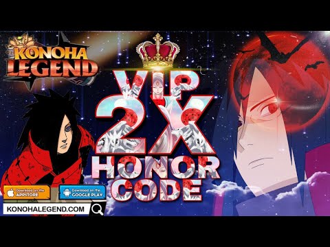 Konoha Legend - Ninja AFK mobile New! 2X VIP Honor Gift Code 🎁 #2 TOP Naruto Mobile Game🔥android/iOS