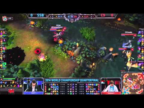 [Worlds 2014] C9 vs SSB Game 1 Highlights