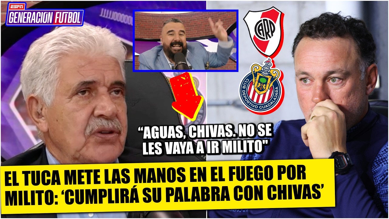 ¡CUIDADO CHIVAS! RIVER le puso el OJO a MILITO. Gabriel cumplirá con su palabra, Tuca | Generación F