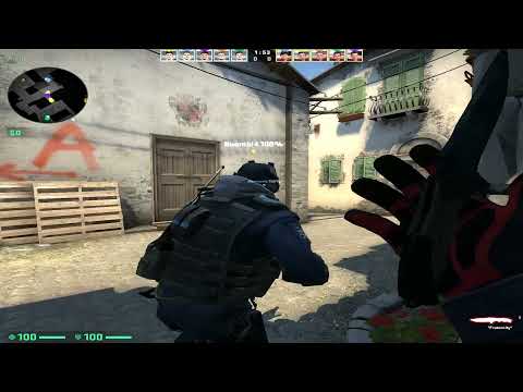 S1mple POV - Knife Round NaVi vs Gambit @ Blast World Final