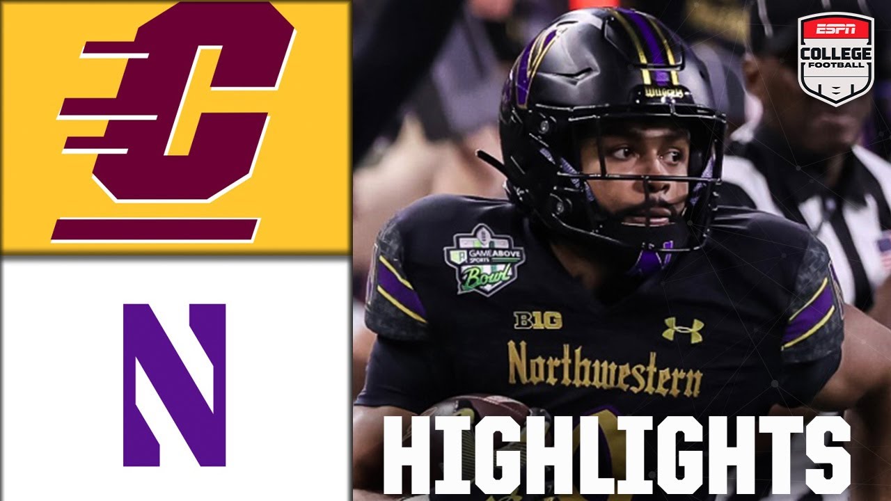 GameAbove Sports Bowl: Central Michigan vs. Northwestern | Full Game Highlights | ESPN CFB