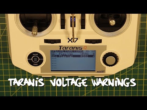 Quick Tip - Taranis QX7 Voltage Warning