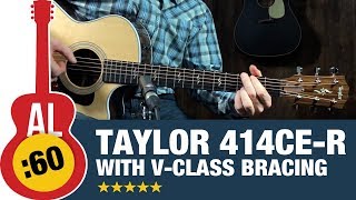 Video thumbnail for Taylor 414ce-R with V-Class Bracing | 60 Seconds of Sound [#4] by Acoustic Letter
