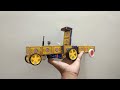 How To Make Tractor And Trolley From Matchbox At Home