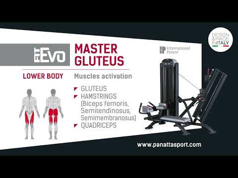 Panatta Master Gluteus Oksana Grishina FitEVO - Farizom gép 1FE094