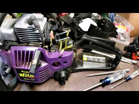 Poulan Wild Thing 40cc Won't Run (Starts then Dies)