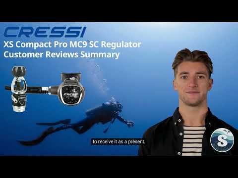 Video Review of the Cressi Compact Pro MC9 SC Regulator ~ Free 2 Day Air