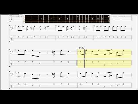 Beatles The   Twist And Shout BASS GUITAR TABLATURE