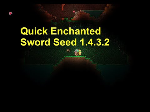 Super Fast Enchanted Sword Seed(NO LONGER WORKING) - Terraria 1.4.3.2