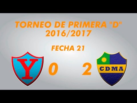 Primera D 2016 2017   Fecha 21   Yupanqui 0 Alem 2