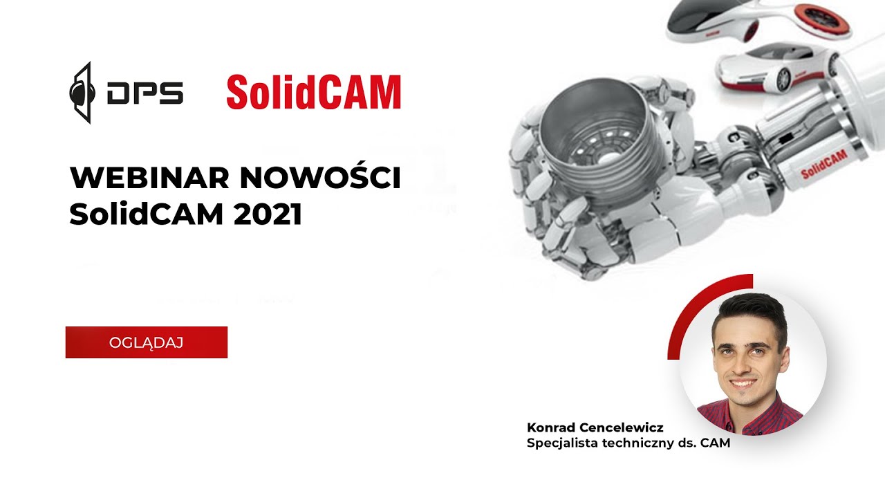 Webinar – Nowości w oprogramowaniu SolidCAM 2021