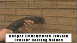 Tapcons for Attaching a Hand Railing to Brick