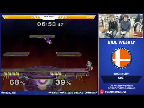 [Smashing Illini Weekly] SOC (Blue Fox) vs. Shinobi (Green Fox) SSBM Singles Game 1
