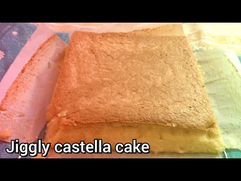 taiwanese castella cake recipe/done by aruna's wonders /japanese method cake/soft moist and jiggly.