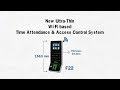 eSSL F22 - Ultra Thin WiFi Based Time Attendance & Access Control System - F22 Biometric Machine Demo