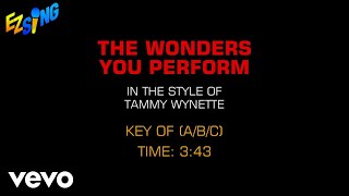 Tammy Wynette - Wonders You Perform (Karaoke)