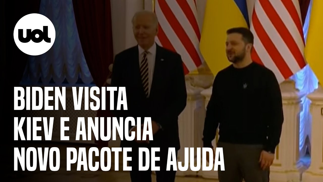 Guerra da Ucrânia: Biden chega a Kiev em visita surpresa e encontra Zelensky