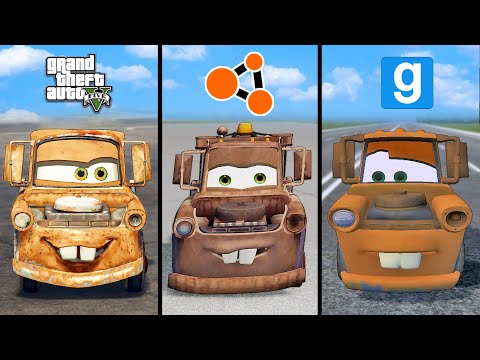 Tow Mater GTA 5 VS BeamNG Drive VS Garry's Mod  - Which Mod Is Best ?
