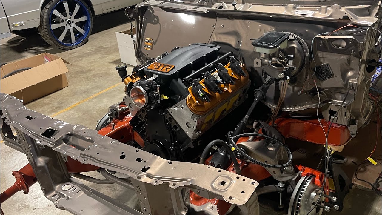 Ls swapping my Monte Carlo ss #gbodynation #lswrapping #lsswaptheworld #lsswap #gbodyfest