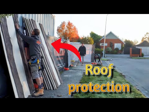 We framed a roof from on top of another roof