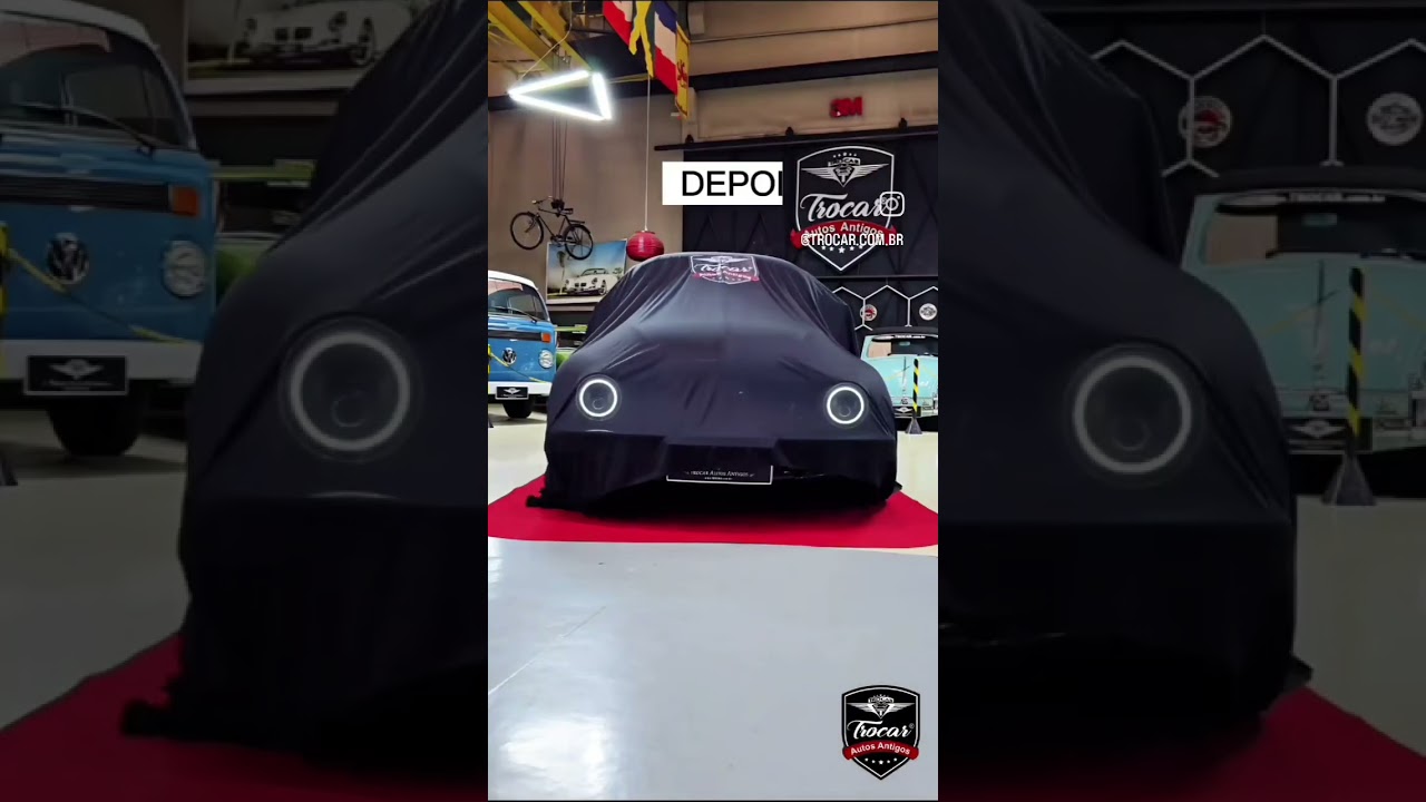 Esse é o Fusca CORVO! Um Super esportivo 1971 feito pela TROCAR AUTOS ANTIGOS
