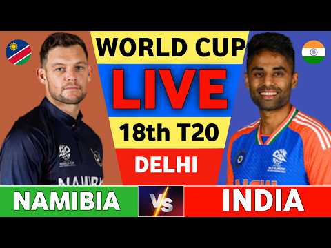 🔴LIVE india vs namibia match t20 world cup | IND vs NAM live cricket score ball by ball