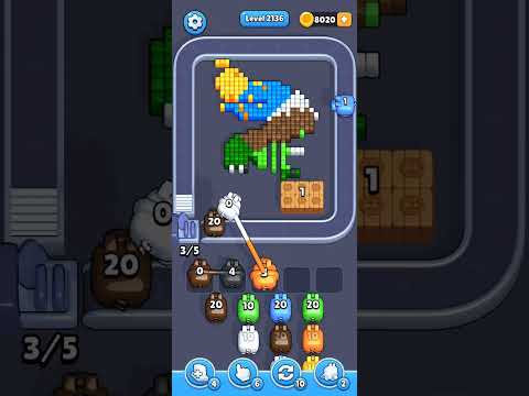 Pixel Flow Level 2136 Walkthrough