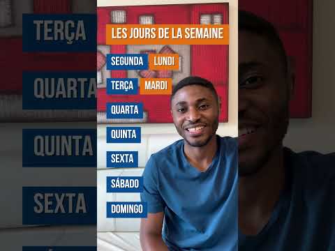 os dias da semana em francês - Francês com Languify