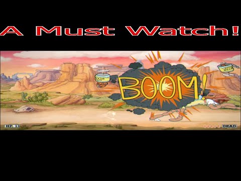 You WON'T BELIEVE What Happened Here: Crazy Dodges Against Esther Winchester in Cuphead! #shorts