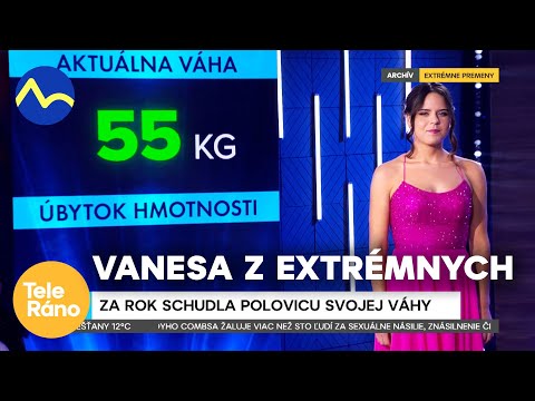 Vanesa sa prvý krát v histórii šou ukázala v plavkách - Extrémne premeny | Teleráno