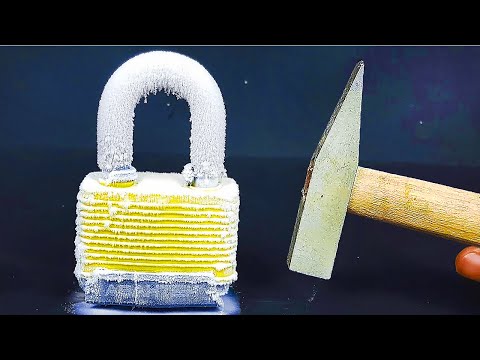 LIQUID NITROGEN VS LOCK!