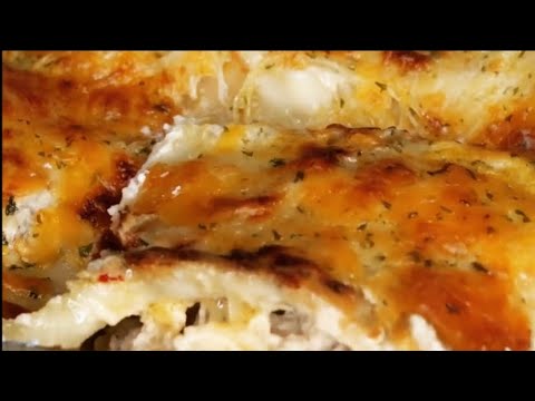 The BEST seafood lasagna recipe!