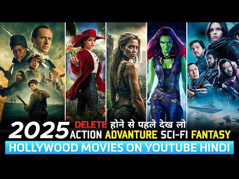 Top 10 Best Hollywood Movies on Youtube in Hindi | 2025 Adventure Hollywood Movies Hindi Dubbed