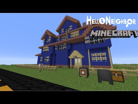 Hello Neighbor Announcment Trailer in Minecraft