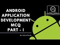 Online MCQ Preparation|Part 1| Android Application Development | BitOxygen Academy