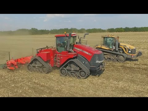 CASE IH Quadtrac 620 vs. CAT Challenger 865C - TALAJLAZÍTÁS - Subsoiling 2017