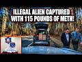 ILLEGAL ALIEN Arrested with 115 Pounds of  CARTEL METH😱-Freeway Cameras Tracked Suspect