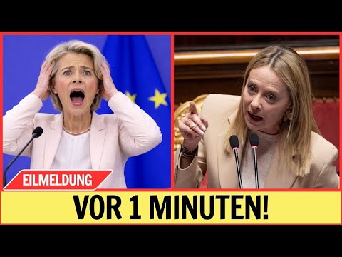 Meloni hat genug! Schockbotschaft direkt an von der Leyen gerichtet