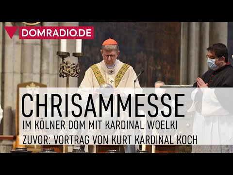 Geistliche Stunde und CHRISAMMESSE mit Rainer KARDINAL WOELKI im Kölner Dom am 11.04.2022