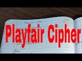Playfair cipher|Playfair cipher encryption and decryption|Playfair cipher example|Cryptography