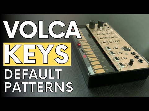 Volca Keys default patterns