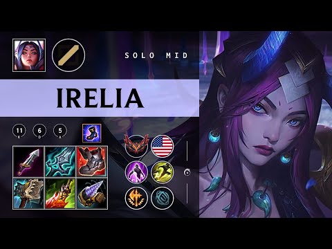 Irelia Mid vs Zed - NA Grandmaster Patch 26.01