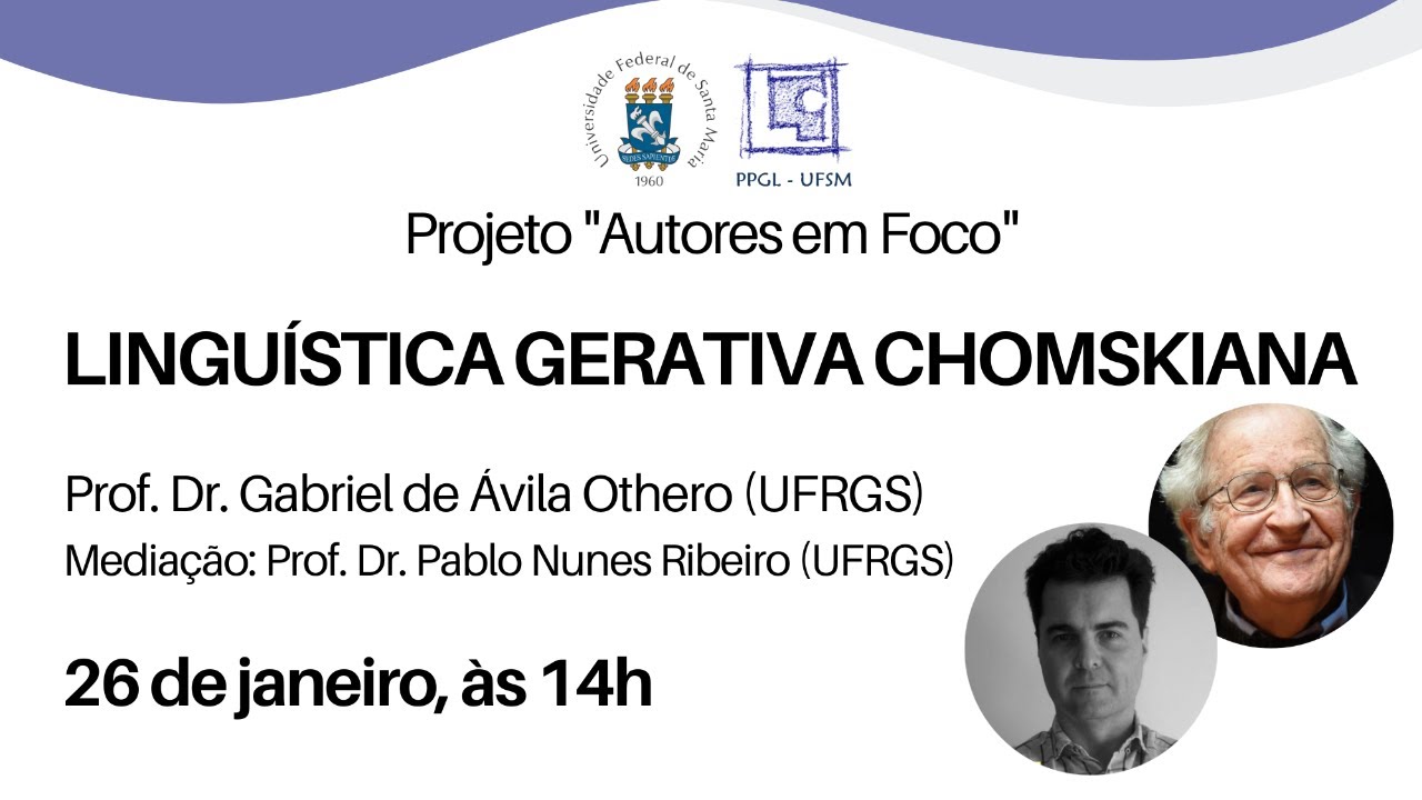 Palestra: Linguística Gerativa Chomskiana