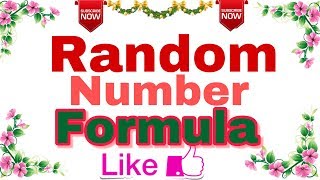 Download the video "Ep - 04 | Random Number | Formula within Range | 12th IP"