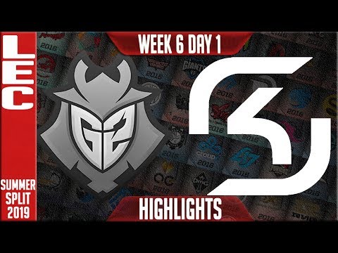 G2 vs SK Highlights | LEC Summer 2019 Week 6 Day 2 | G2 Esports vs SK Gaming