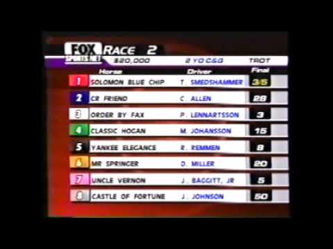 2003 Meadowlands SOLOMON BLUE CHIP Trond Smedshammer Peter Haughton Memorial Elimination